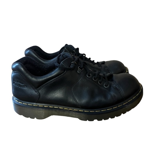 Dr Martens Black Leather Shoes Sz 13 - Picture 1 of 12